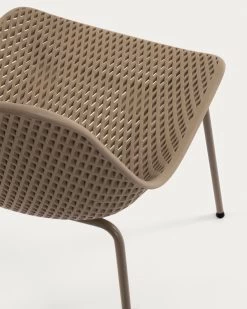 Quinby Outdoor Dining Chair In Beige | Kave Home 12 Quinby Outdoor Dining Chair In Beige | Kave Home -Quality Furniture Store CC1222S12 1D01