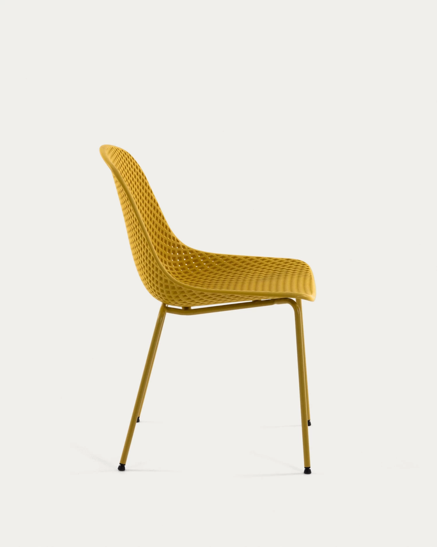 Quinby Outdoor Dining Chair In Yellow | Kave Home 6 Quinby Outdoor Dining Chair In Yellow | Kave Home - Image 4