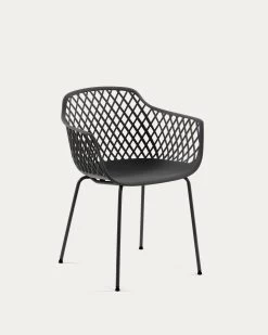 Quinn Outdoor Chair In Grey | Kave Home