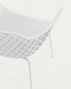 Quinn Outdoor Chair In White | Kave Home 11 Quinn Outdoor Chair In White | Kave Home -Quality Furniture Store CC1223S05 1D01