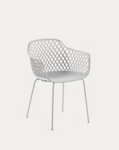 Quinn Outdoor Chair In White | Kave Home