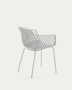 Quinn Outdoor Chair In White | Kave Home 14 Quinn Outdoor Chair In White | Kave Home -Quality Furniture Store CC1223S05 1V03