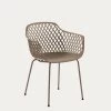 Quinn Outdoor Chair In Beige | Kave Home 1 Quinn Outdoor Chair In Beige | Kave Home -Quality Furniture Store CC1223S12 1V01