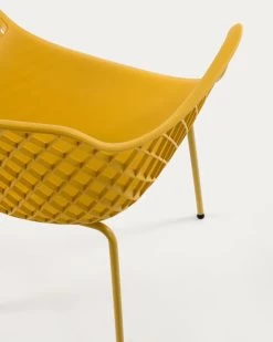 Quinn Outdoor Chair In Yellow | Kave Home 11 Quinn Outdoor Chair In Yellow | Kave Home -Quality Furniture Store CC1223S31 1D01