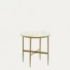 Elisenda Glass Side Table In White With Golden Steel Structure à 50 Cm | Kave Home 2 Elisenda Glass Side Table In White With Golden Steel Structure à 50 Cm | Kave Home -Quality Furniture Store CC1274C05 1V01
