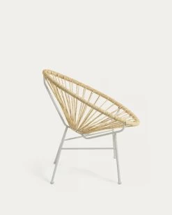 Samantha Synthetic Rattan In A Natural Colour | Kave Home -Quality Furniture Store CC1314S12 1V02