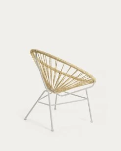 Samantha Synthetic Rattan In A Natural Colour | Kave Home -Quality Furniture Store CC1314S12 1V03