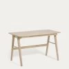 Curie Solid Rubber Wood Desk, 120 X 60 Cm