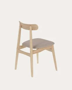 Beige Nayme Chair | Kave Home -Quality Furniture Store CC1344AB12 1V03