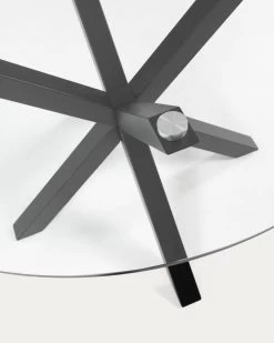 Argo Coffee Table Glass Black à 82 Cm | Kave Home 9 Argo Coffee Table Glass Black à 82 Cm | Kave Home -Quality Furniture Store CC1357C07 1D01