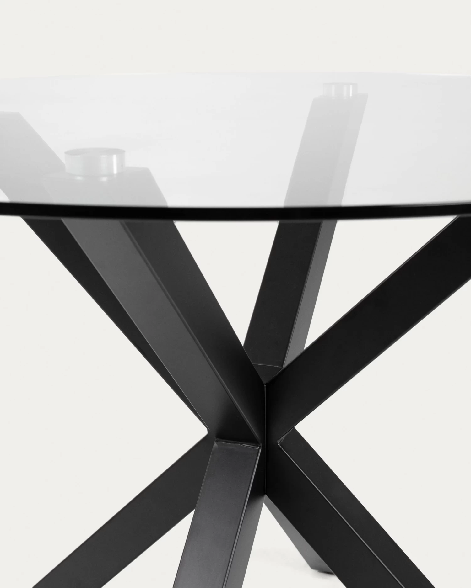Argo Coffee Table Glass Black à 82 Cm | Kave Home 7 Argo Coffee Table Glass Black à 82 Cm | Kave Home - Image 5