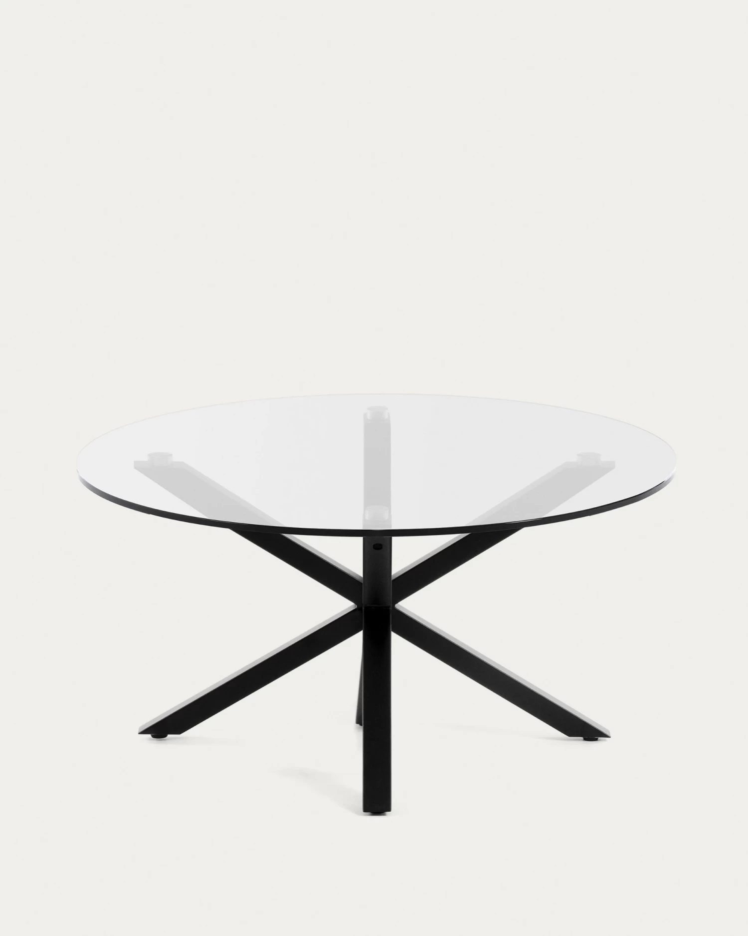 Argo Coffee Table Glass Black à 82 Cm | Kave Home 3 Argo Coffee Table Glass Black à 82 Cm | Kave Home