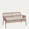 Samanta 2 Seater Stackable Sofa In Beige Cord 133 Cm | Kave Home 2 Samanta 2 Seater Stackable Sofa In Beige Cord 133 Cm | Kave Home -Quality Furniture Store CC1738J12 1V01