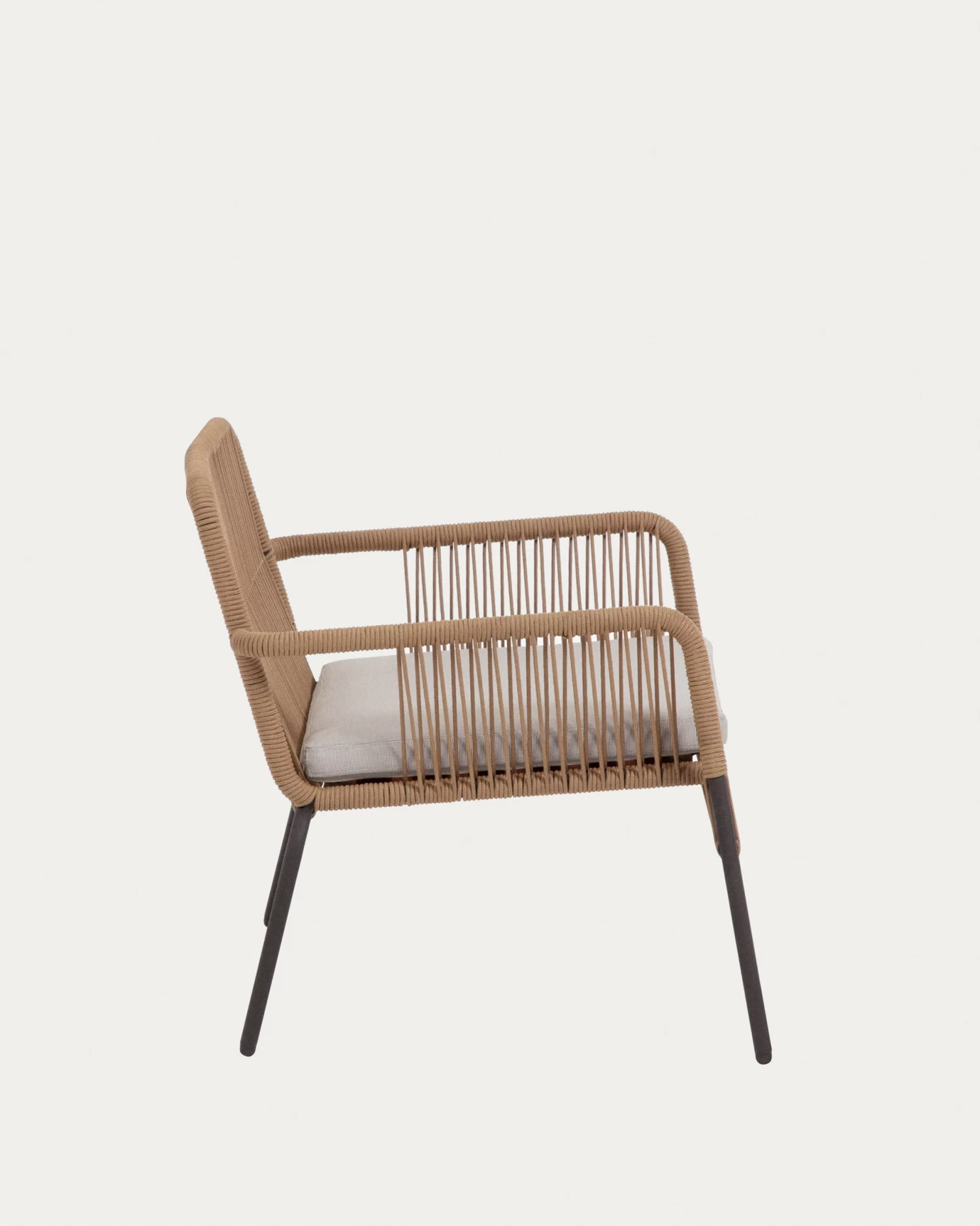 Samanta Stackable Armchair In Beige Cord | Kave Home 8 Samanta Stackable Armchair In Beige Cord | Kave Home - Image 6