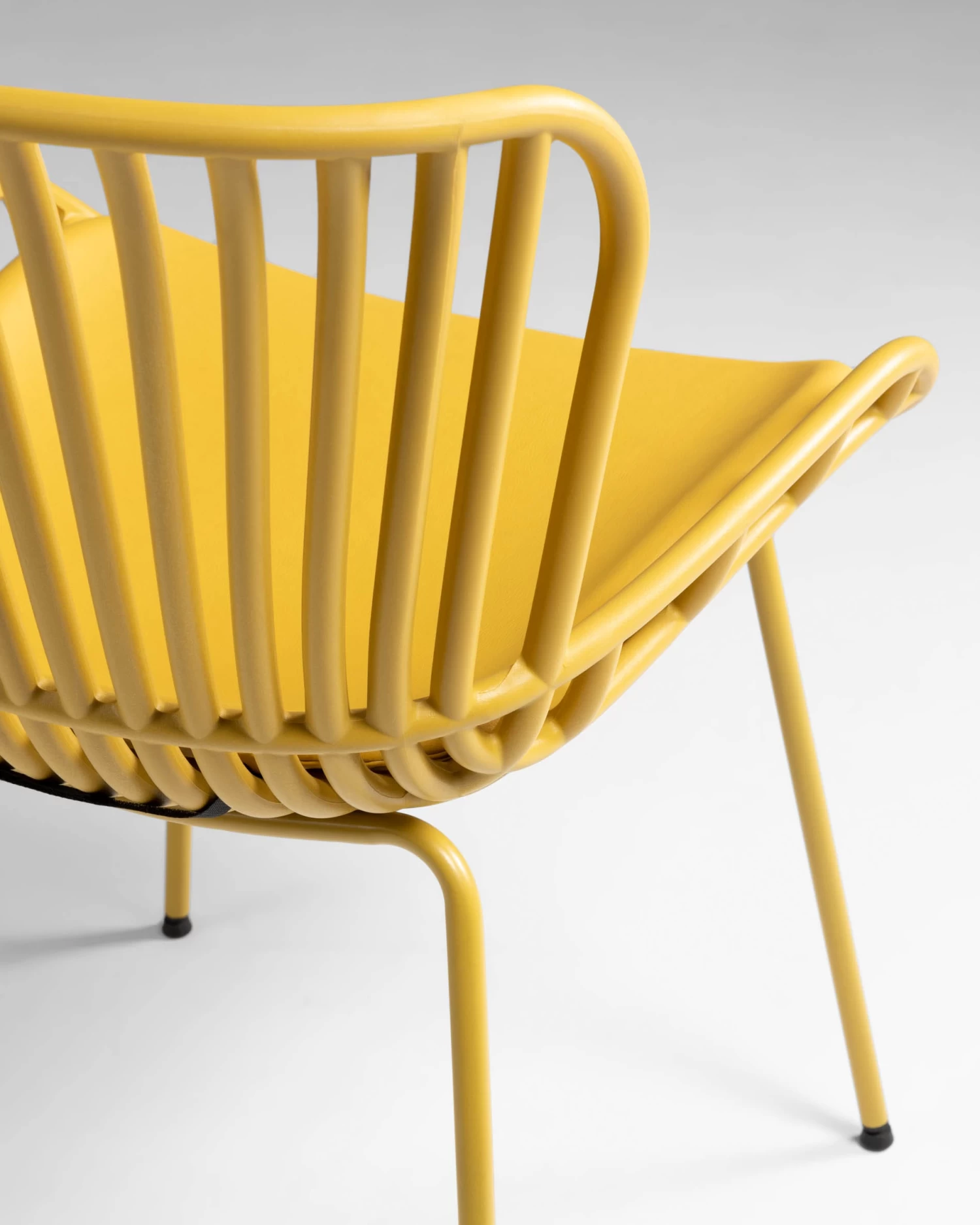 Surpik Outdoor Chair In Yellow | Kave Home 5 Surpik Outdoor Chair In Yellow | Kave Home - Image 3