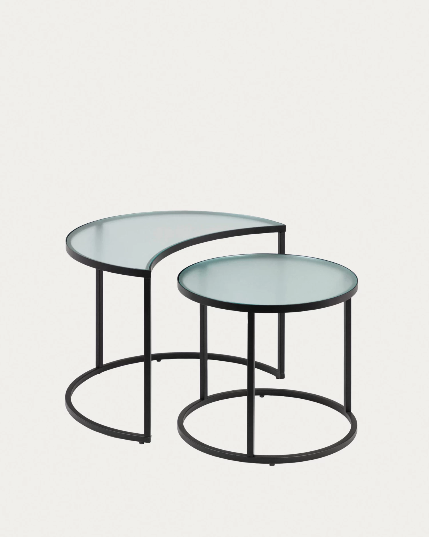 Bast Set Of 2 Side Tables | Kave Home 3 Bast Set Of 2 Side Tables | Kave Home