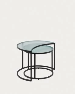 Bast Set Of 2 Side Tables | Kave Home 12 Bast Set Of 2 Side Tables | Kave Home -Quality Furniture Store CC1831C07 1V02