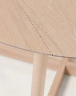 Extendable Maryse 70 (120) X 75 Cm Table In An Oak Finish | Kave Home -Quality Furniture Store CC1877M33 1D04