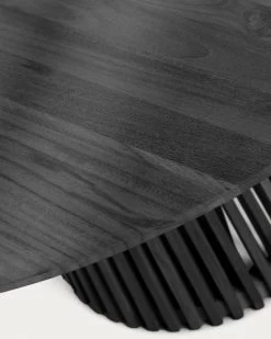 Jeanette Ã 120 Cm Black Table | Kave Home -Quality Furniture Store CC1939M01 1D01