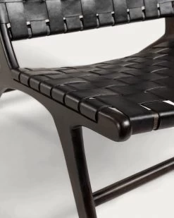 Black Calixta Armchair | Kave Home -Quality Furniture Store CC1947P01 1D02