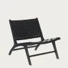 Black Calixta Armchair | Kave Home