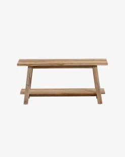 Safara Solid Recycled Teak Bench 100 Cm | Kave Home 13 Safara Solid Recycled Teak Bench 100 Cm | Kave Home -Quality Furniture Store CC1956M46 1V02
