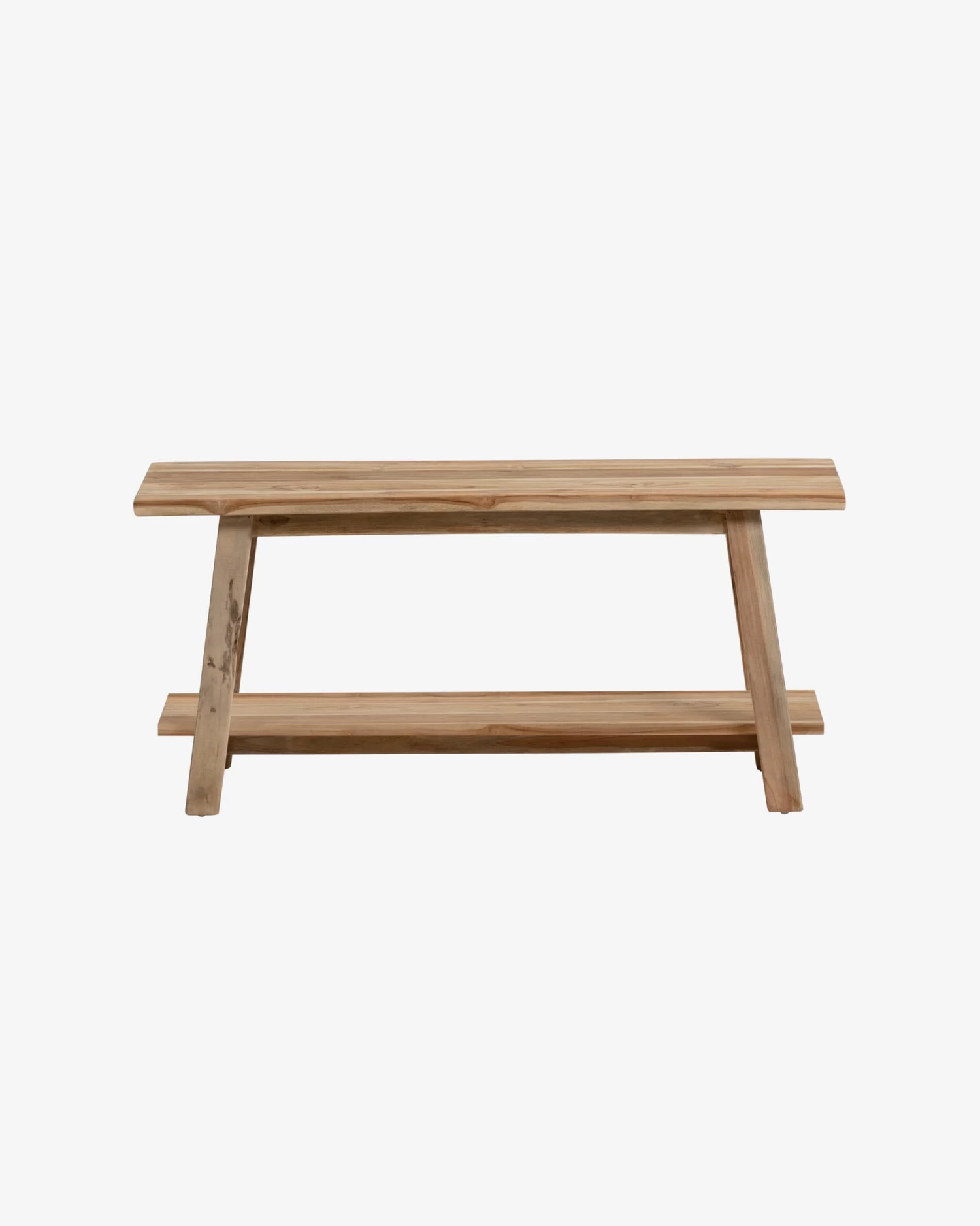 Safara Solid Recycled Teak Bench 100 Cm | Kave Home 8 Safara Solid Recycled Teak Bench 100 Cm | Kave Home - Image 6