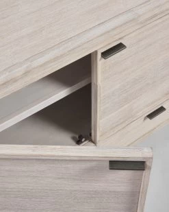 Alen Solid Acacia Wood Sideboard With 2 Doors & 3 Drawers 185 X 80 Cm | Kave Home -Quality Furniture Store CC1959M33 1D01