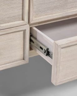 Alen Solid Acacia Wood Sideboard With 2 Doors & 3 Drawers 185 X 80 Cm | Kave Home -Quality Furniture Store CC1959M33 1D03