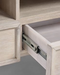 Alen Solid Acacia Wood TV Stand With 3 Drawers 165 X 50 Cm | Kave Home -Quality Furniture Store CC1961M33 1D03