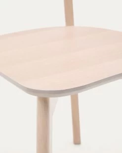 Safina Chair In Oak Veneer And Solid Rubber Wood | Kave Home -Quality Furniture Store CC1979M33 1D03