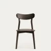 Safina Chair In Ash Veneer And Solid Rubber Wood. | Kave Home -Quality Furniture Store CC1980M42A 1V01