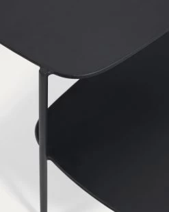 Wigan Black Metal Side Table 62 X 58 Cm | Kave Home -Quality Furniture Store CC2078R01 1D01