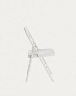 Aidana Metal Folding Chair In Light Grey | Kave Home 15 Aidana Metal Folding Chair In Light Grey | Kave Home -Quality Furniture Store CC2093R14 1V02