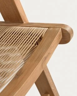 Geralda Acacia Wood Armchair With Natural Finish FSC 100% | Kave Home -Quality Furniture Store CC2095S12 1D01