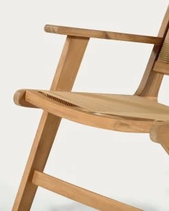 Geralda Acacia Wood Armchair With Natural Finish FSC 100% | Kave Home -Quality Furniture Store CC2095S12 1D03