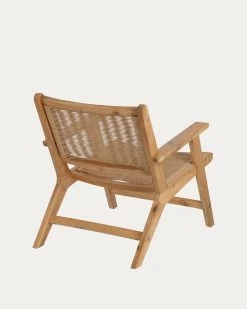 Geralda Acacia Wood Armchair With Natural Finish FSC 100% | Kave Home -Quality Furniture Store CC2095S12 1V03