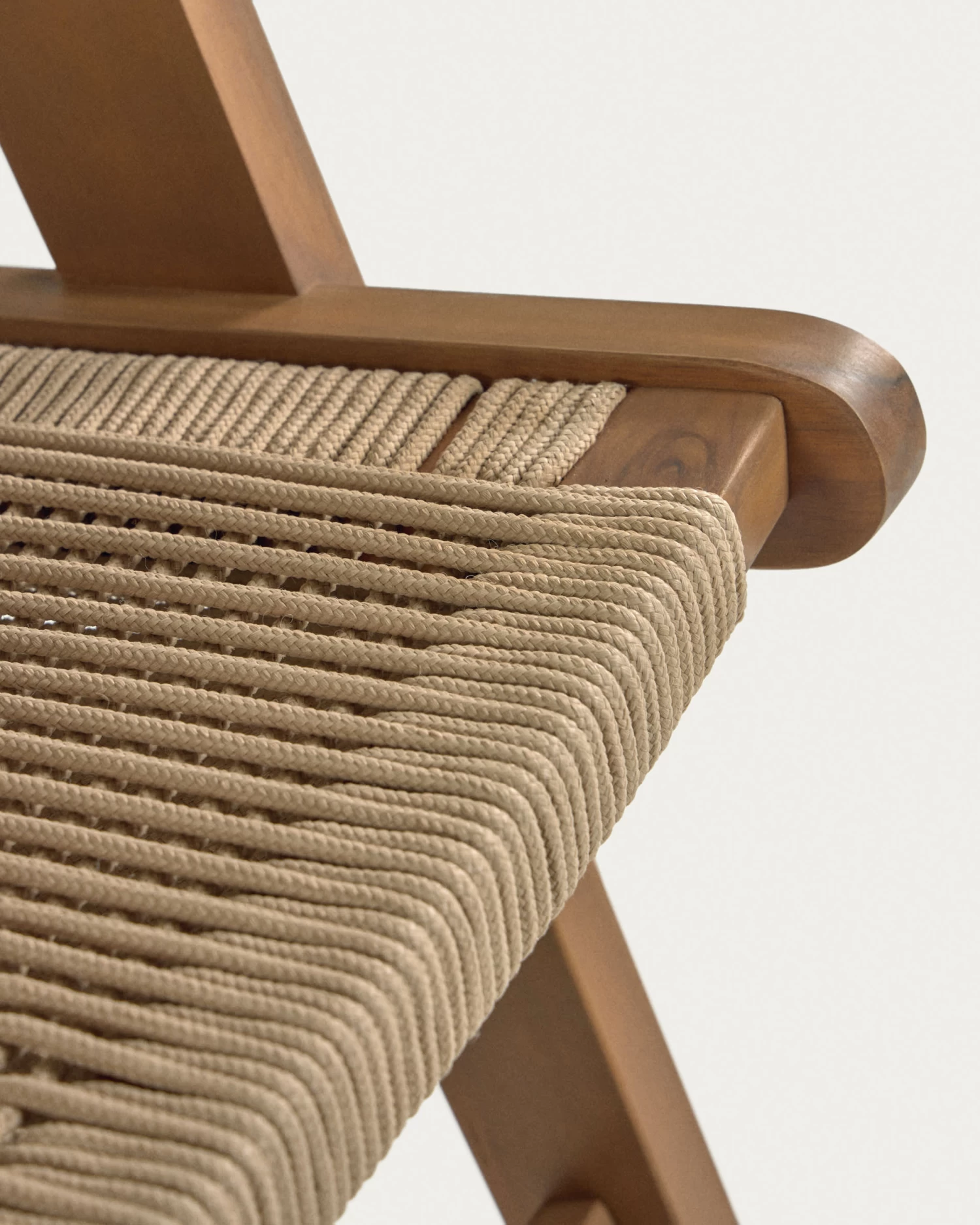 Geralda Acacia Wood Armchair With Dark Finish FSC 100% | Kave Home 5 Geralda Acacia Wood Armchair With Dark Finish FSC 100% | Kave Home - Image 3