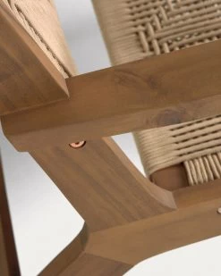 Geralda Acacia Wood Armchair With Dark Finish FSC 100% | Kave Home 15 Geralda Acacia Wood Armchair With Dark Finish FSC 100% | Kave Home -Quality Furniture Store CC2096J12 1D02