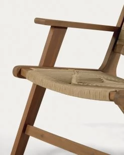 Geralda Acacia Wood Armchair With Dark Finish FSC 100% | Kave Home 17 Geralda Acacia Wood Armchair With Dark Finish FSC 100% | Kave Home -Quality Furniture Store CC2096J12 1D03