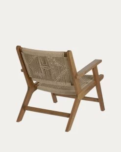 Geralda Acacia Wood Armchair With Dark Finish FSC 100% | Kave Home 18 Geralda Acacia Wood Armchair With Dark Finish FSC 100% | Kave Home -Quality Furniture Store CC2096J12 1V03