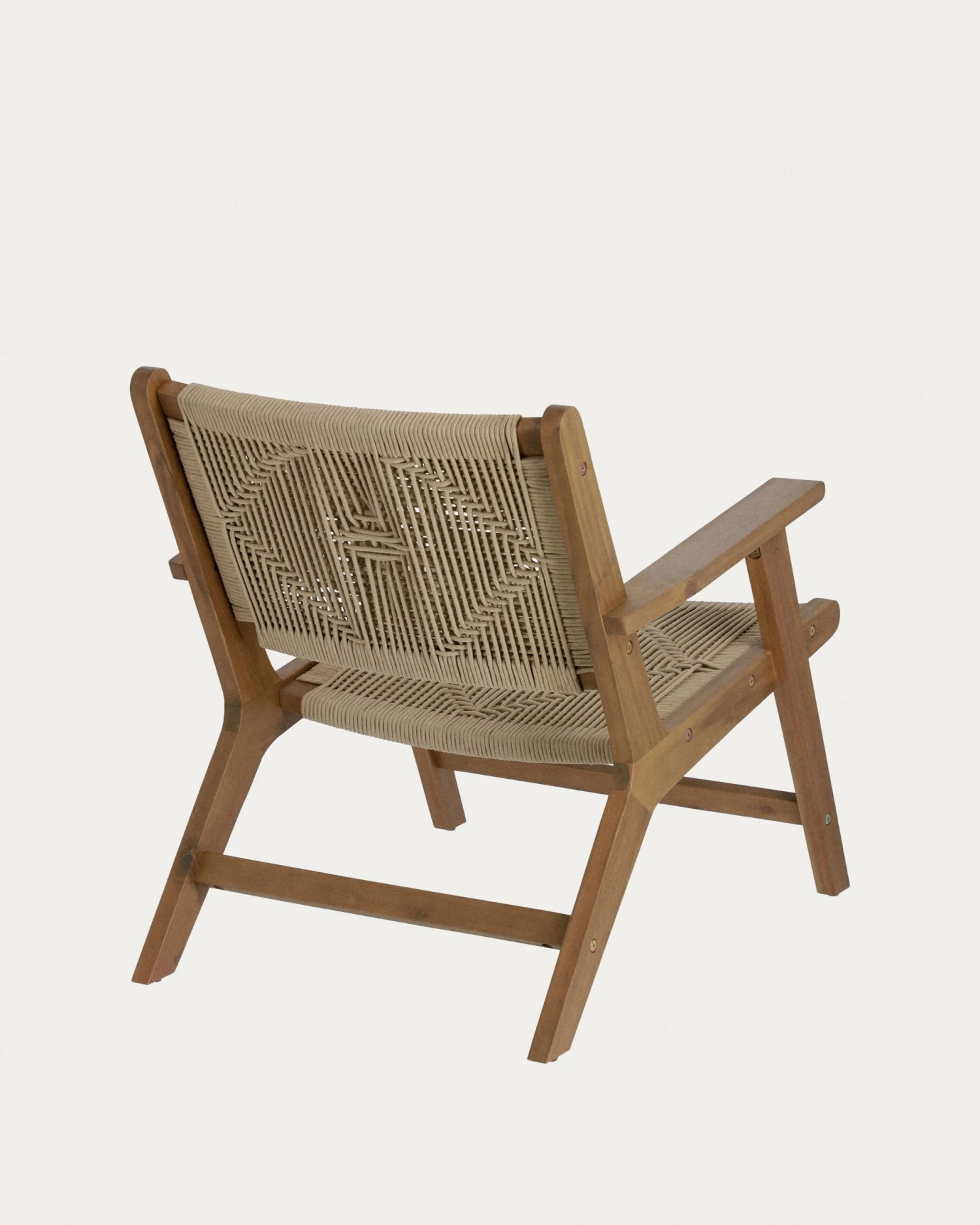 Geralda Acacia Wood Armchair With Dark Finish FSC 100% | Kave Home 10 Geralda Acacia Wood Armchair With Dark Finish FSC 100% | Kave Home - Image 8