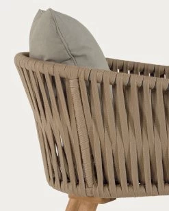 Hemlice Chair In Beige Rope With Solid 100% FSC Acacia Legs | Kave Home 19 Hemlice Chair In Beige Rope With Solid 100% FSC Acacia Legs | Kave Home -Quality Furniture Store CC2098J12 1D04