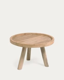 Glenda Round Solid Teak Wood Coffee Table à 55 Cm | Kave Home