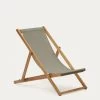 Adredna Solid Acacia Outdoor Deck Chair In Green FSC 100%