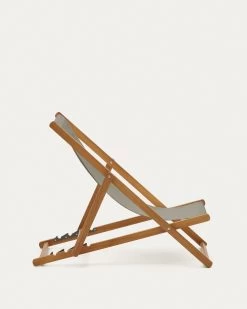 Adredna Solid Acacia Outdoor Deck Chair In Green FSC 100% -Quality Furniture Store CC2157J19 1V02