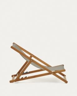 Adredna Solid Acacia Outdoor Deck Chair In Green FSC 100% -Quality Furniture Store CC2157J19 1V05