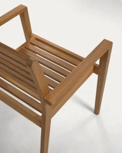 Hanzel Stackable Solid 100% FSC Acacia Wood Garden Chair | Kave Home 14 Hanzel Stackable Solid 100% FSC Acacia Wood Garden Chair | Kave Home -Quality Furniture Store CC2167M46 1D01