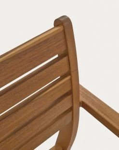 Hanzel Stackable Solid 100% FSC Acacia Wood Garden Chair | Kave Home 18 Hanzel Stackable Solid 100% FSC Acacia Wood Garden Chair | Kave Home -Quality Furniture Store CC2167M46 1D03