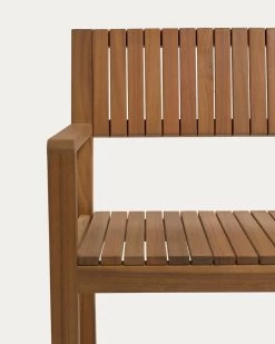 Emili Solid 100% FSC Acacia Garden Chair | Kave Home -Quality Furniture Store CC2168M46 1D02